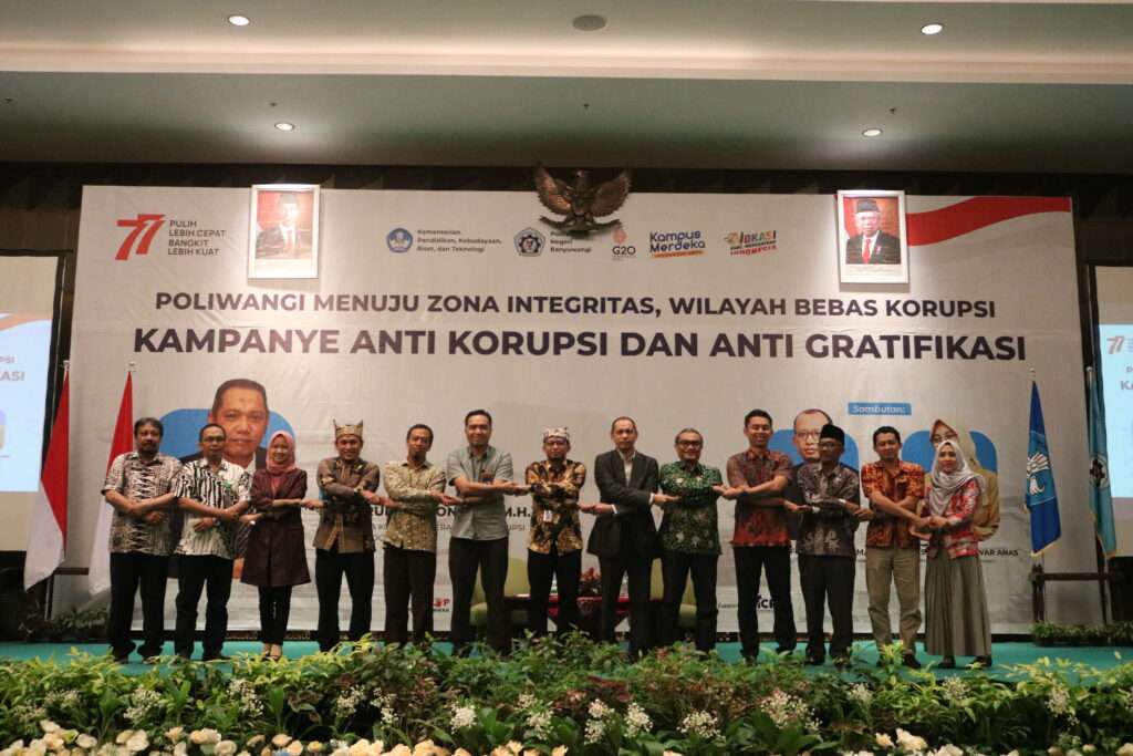 Politeknik Negeri Banyuwangi Menuju Zona Integritas Wilayah Bebas Korupsi, Kampanye Anti Korupsi Dan Gratifikasi Politeknik Negeri Banyuwangi Menuju Zona Integritas Wilayah Bebas Korupsi, Kampanye Anti Korupsi Dan Gratifikasi